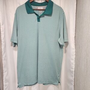 Adidas Golf Men's XL Adipure‎ Polo Shirt Performance Modern Stretch Casual Green